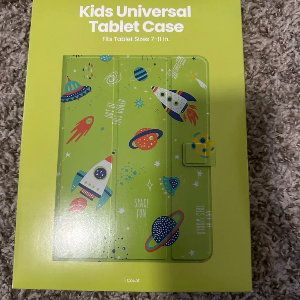 GEMS Kids Space Universal Tablet Case Green Fits Tablets up to 11
